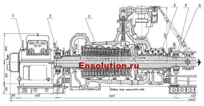 Турбина паровая ПТ-80_100-130_13 ЛМЗ лист 1